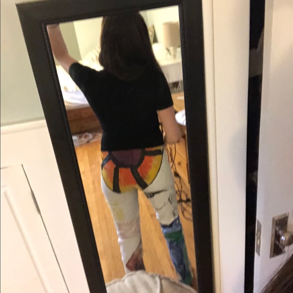 Hand-painted Jeans - Picture 4 of 4